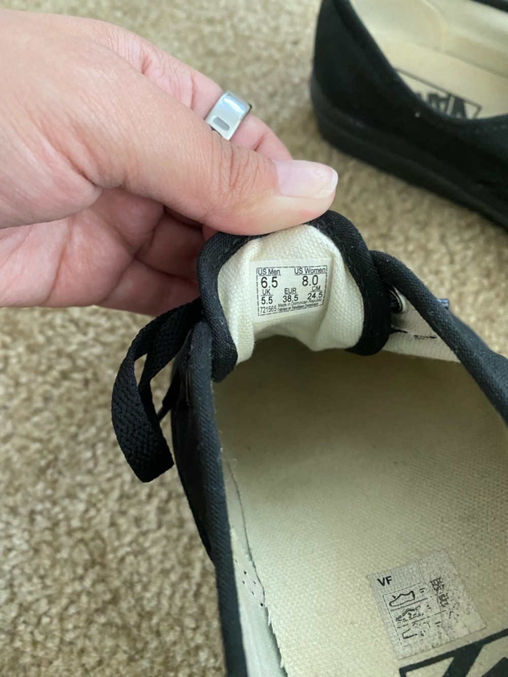 Black vans authentic - Picture 3 of 3